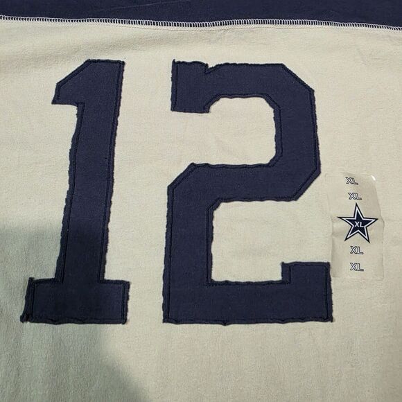 Dallas Cowboys Legends Collection Color Block #12 STAUBACH T-Shirt Size XXL NWT - Picture 5 of 10